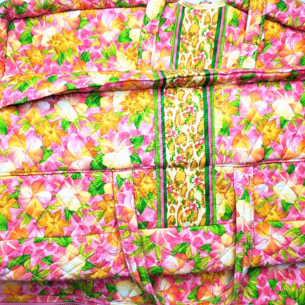 37b) ELIZABETH AUSTEN Vintage Floral Travel Garment Bag - Picture 7 of 11